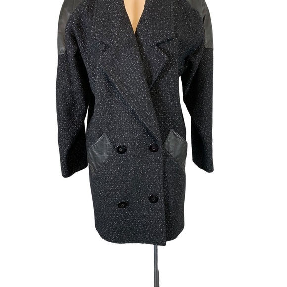 Vintage David Benjamin Collection Retro Wool Coat Size 6 - Picture 6 of 12